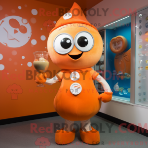 Orange Hourglass mascot...