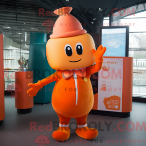 Disfraz de mascota Orange...