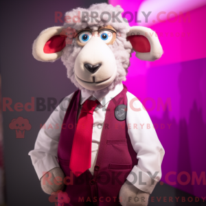 Magenta Merino Sau maskot...