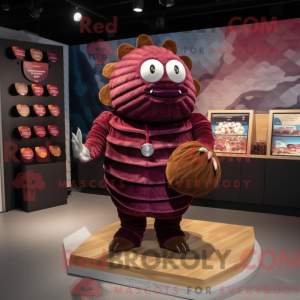 Maroon Trilobite maskot...