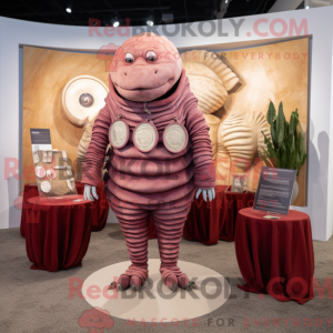 Maroon Trilobite mascot...
