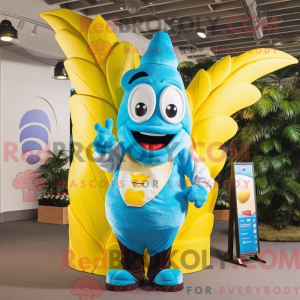 Postava maskota Sky Blue...