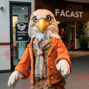 Peach Haast S Eagle maskot...