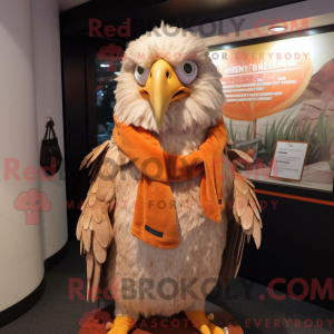 Peach Haast S Eagle maskot...