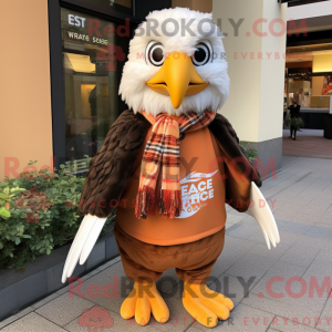 Peach Haast S Eagle maskot...