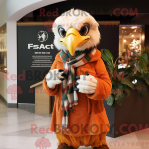 Peach Haast S Eagle maskot...