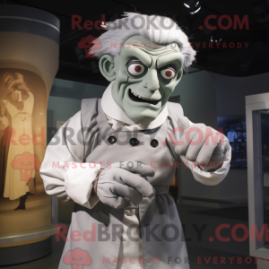 Sølv Frankenstein maskot...