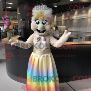 Beige Rainbow mascot...