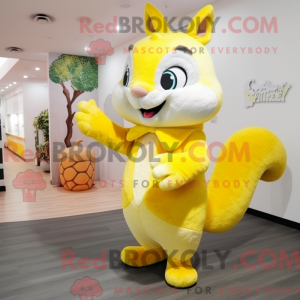 Citrongul egern maskot...