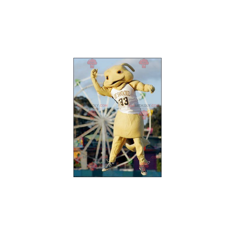 Kanin maskot gul skapning - Redbrokoly.com