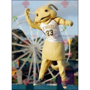 Creatura gialla della mascotte del coniglio - Redbrokoly.com