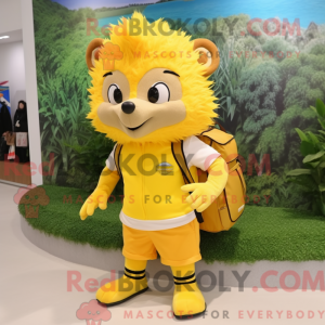 Personaggio mascotte riccio...