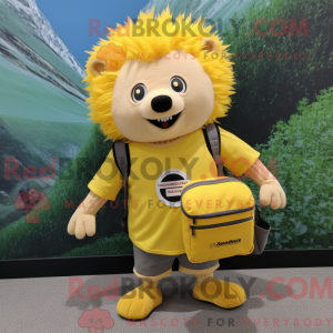 Personaggio mascotte riccio...