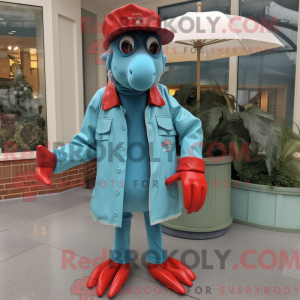 Disfraz de mascota Teal...