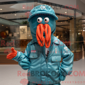 Postava maskota Teal...