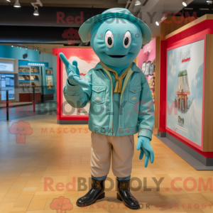 Disfraz de mascota Teal...