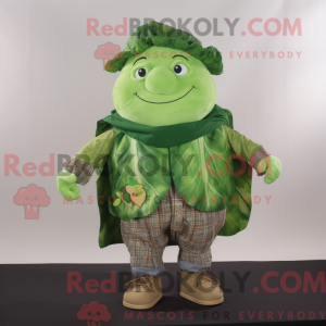 Cabbage Leaf maskot kostume...