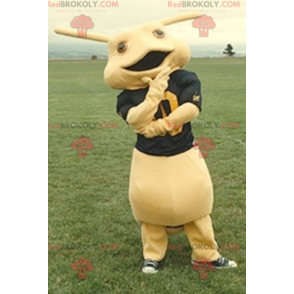 Criatura coelho mascote amarela - Redbrokoly.com