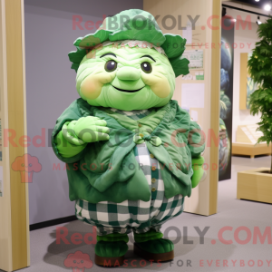 Cabbage Leaf maskot kostume...