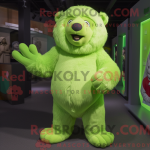 Disfraz de mascota del oso...