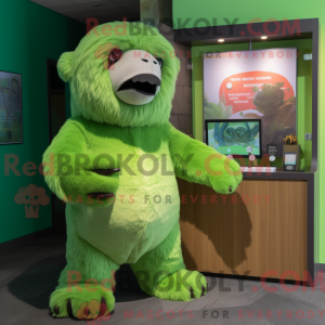 Disfraz de mascota del oso...
