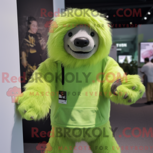 Lime Green Sloth Bear...
