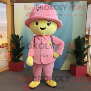 Pink Lemon mascottekostuum...