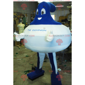 Blue and white curling mascot - Redbrokoly.com