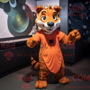 Orange Thylacosmilus mascot...