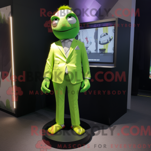 Lime Green Moussaka mascot...