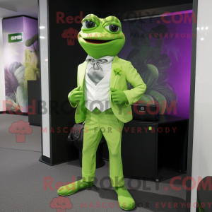 Postava maskota Lime Green...