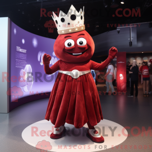 Maroon Queen mascot costume...