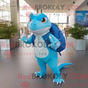 Postava maskota Sky Blue...