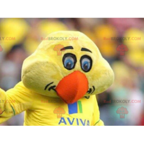 Mascote canário de pintinho amarelo - Redbrokoly.com