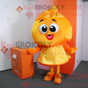 Maskotdraktfigura Orange...