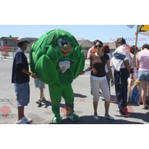 Mascota de alcachofa verde gigante - Redbrokoly.com