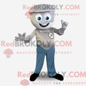 Grå forlovelsesring maskot...