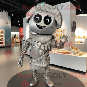 Sølv Tacos maskot kostume...