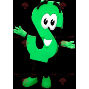 Letra da mascote S neon verde e preto - Redbrokoly.com