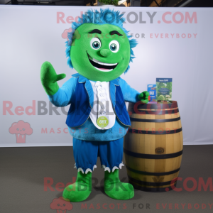 Blue Green Beer maskot...
