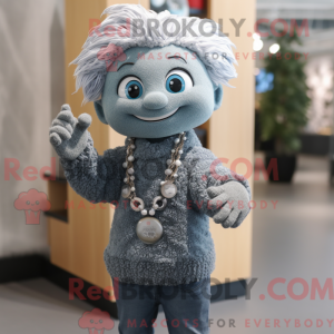 Grijze armband mascotte...