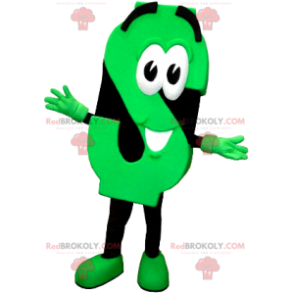 Mascot letter S neon green and black - Redbrokoly.com