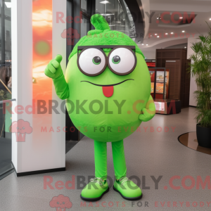 Postava maskota Lime Green...