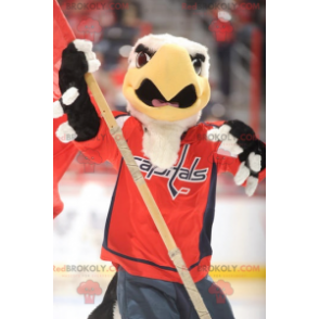 Black and yellow white eagle mascot - Redbrokoly.com