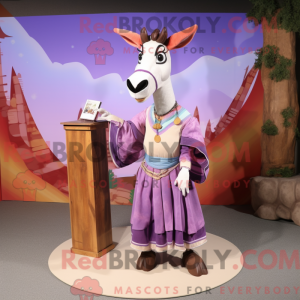 Costume de mascotte d okapi...