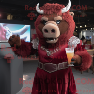 Máscara de Bisonte Marrom...
