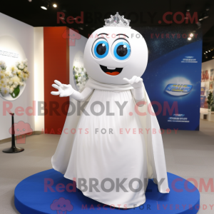 Hvid forlovelsesring maskot...