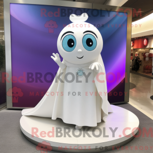 Hvid forlovelsesring maskot...