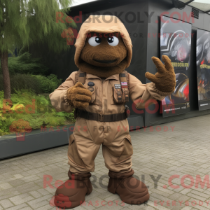 Disfraz de mascota Brown...