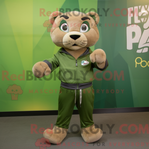 Oliven Puma máscara drak...